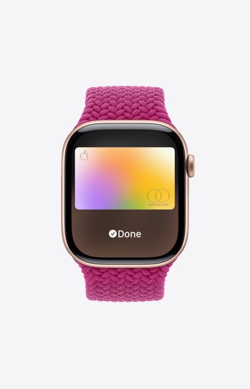 Apple Watch Series 10 GPS 46mm Jet Black Aluminum Case with Black Sport Band M L MWWQ3